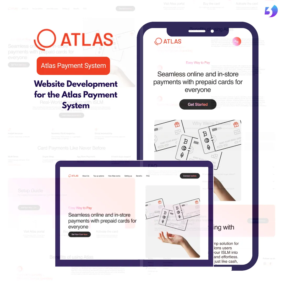 Atlas Payment System — website designed and built by Digitix365