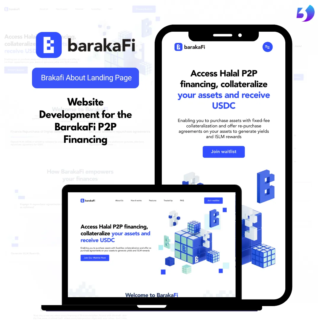 BarakaFi — landing page designed and built by Digitix365