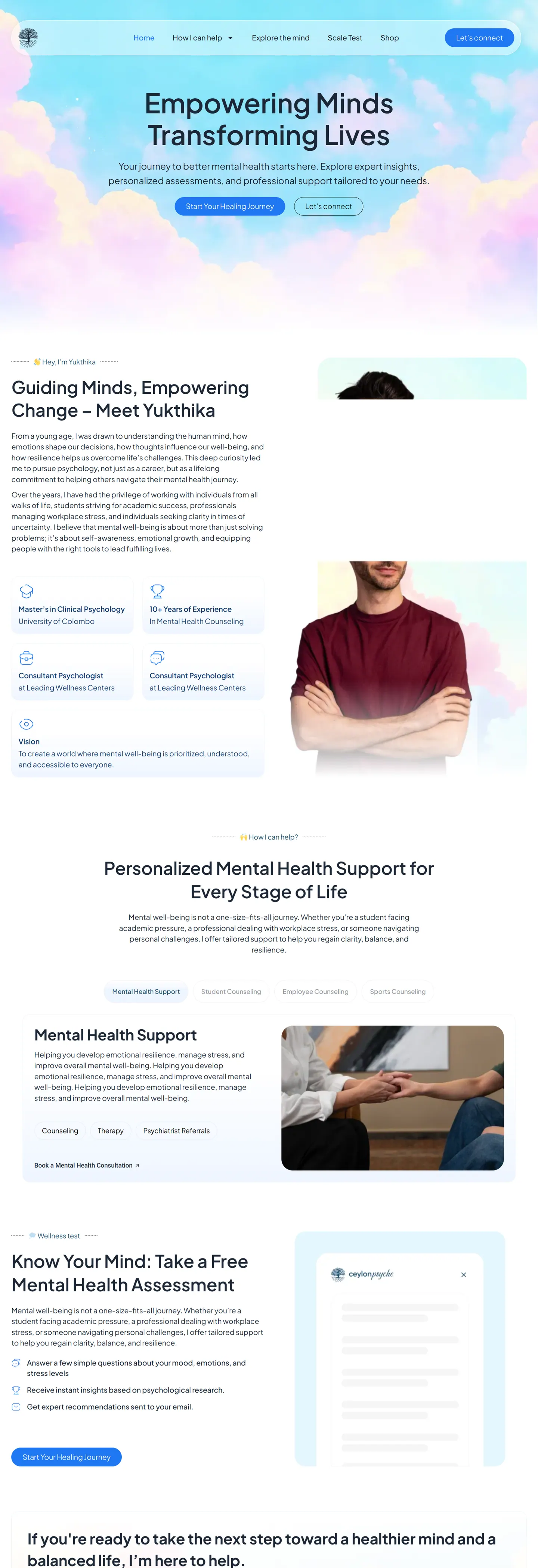 Ceylon Psyche — Home page