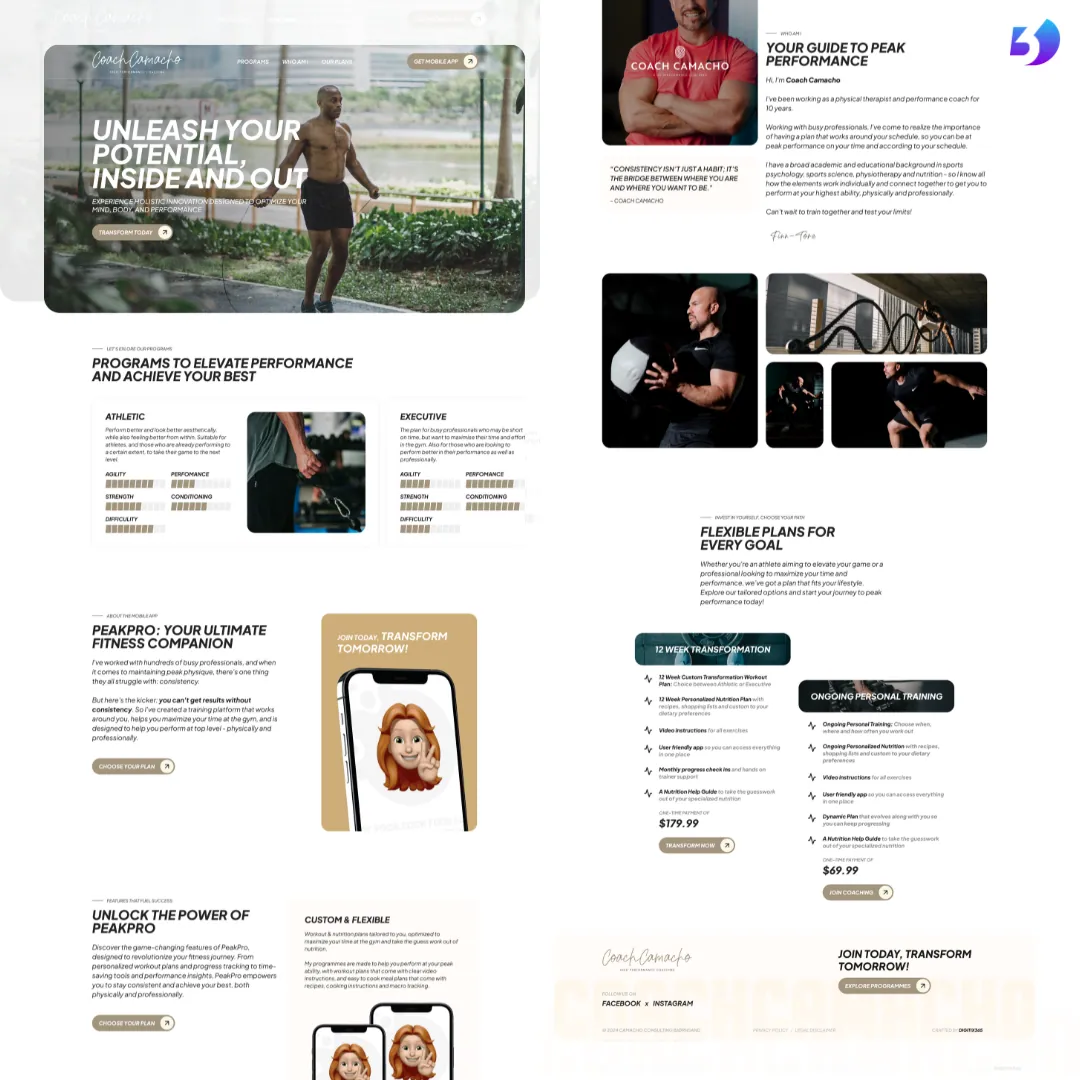 Coach Camacho — Programs — screen 3