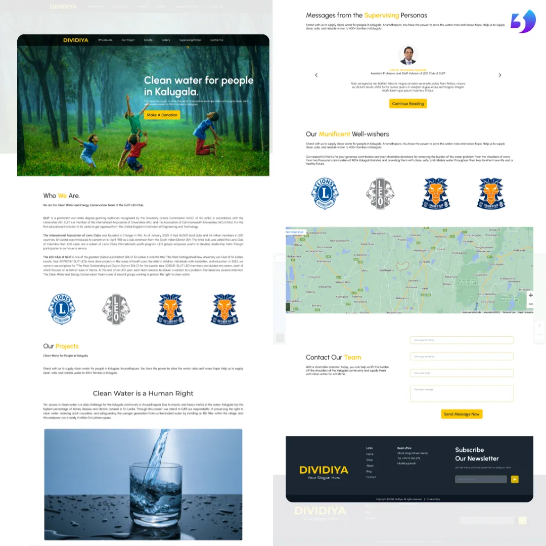 Dividiya — website designed and built by Digitix365