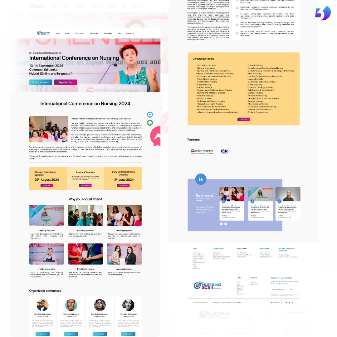 Nursing 2024 — event designed and built by Digitix365