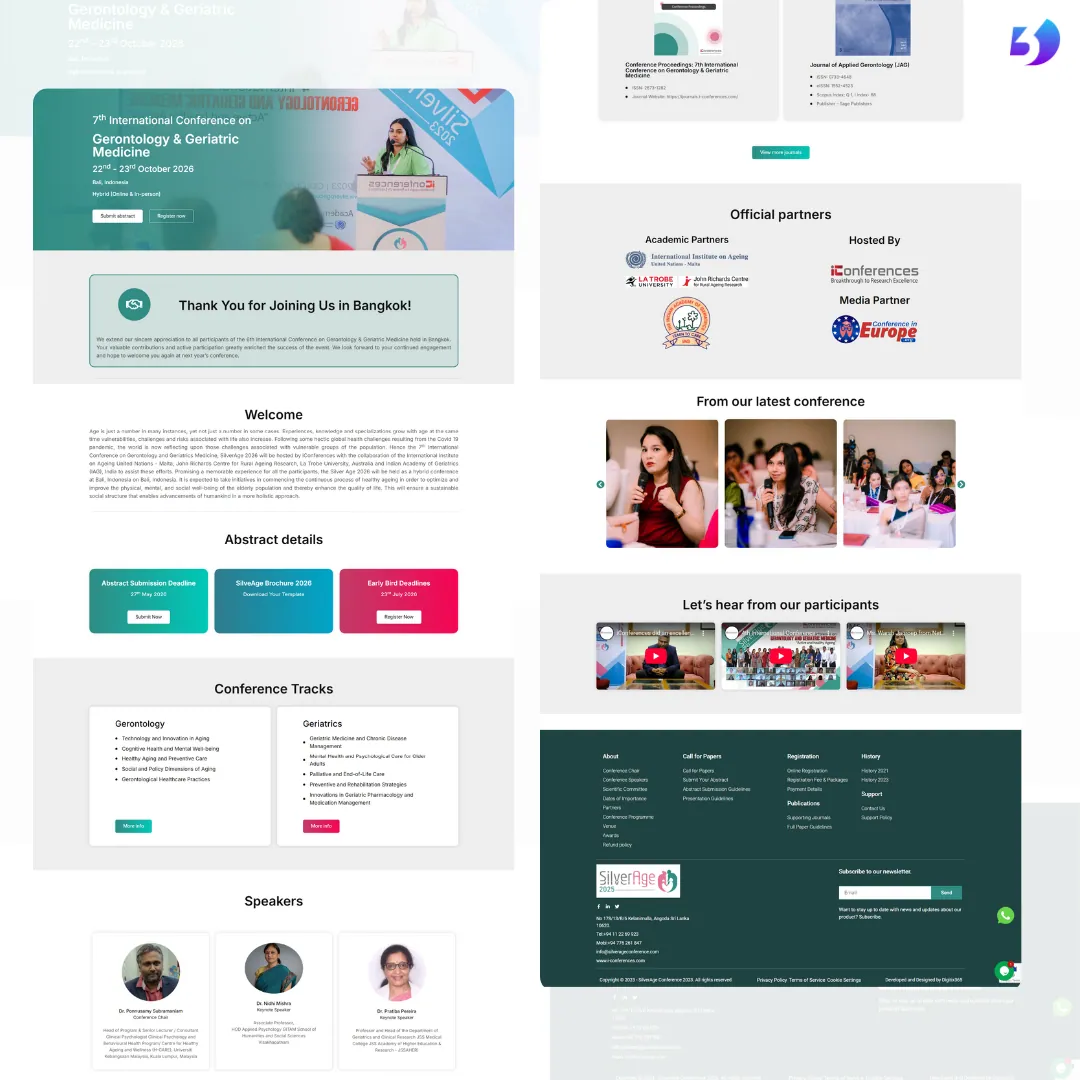 SilverAge 2025 — event designed and built by Digitix365
