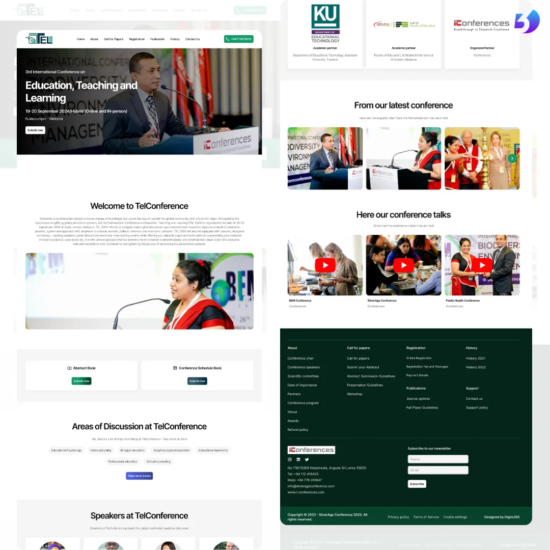 TelConference — event designed and built by Digitix365