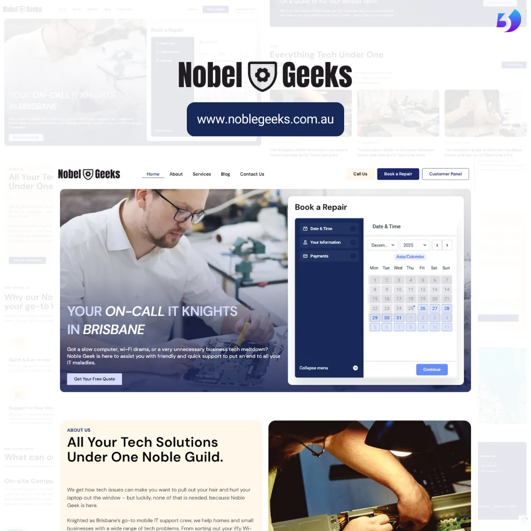 Noble Geeks — screen 2