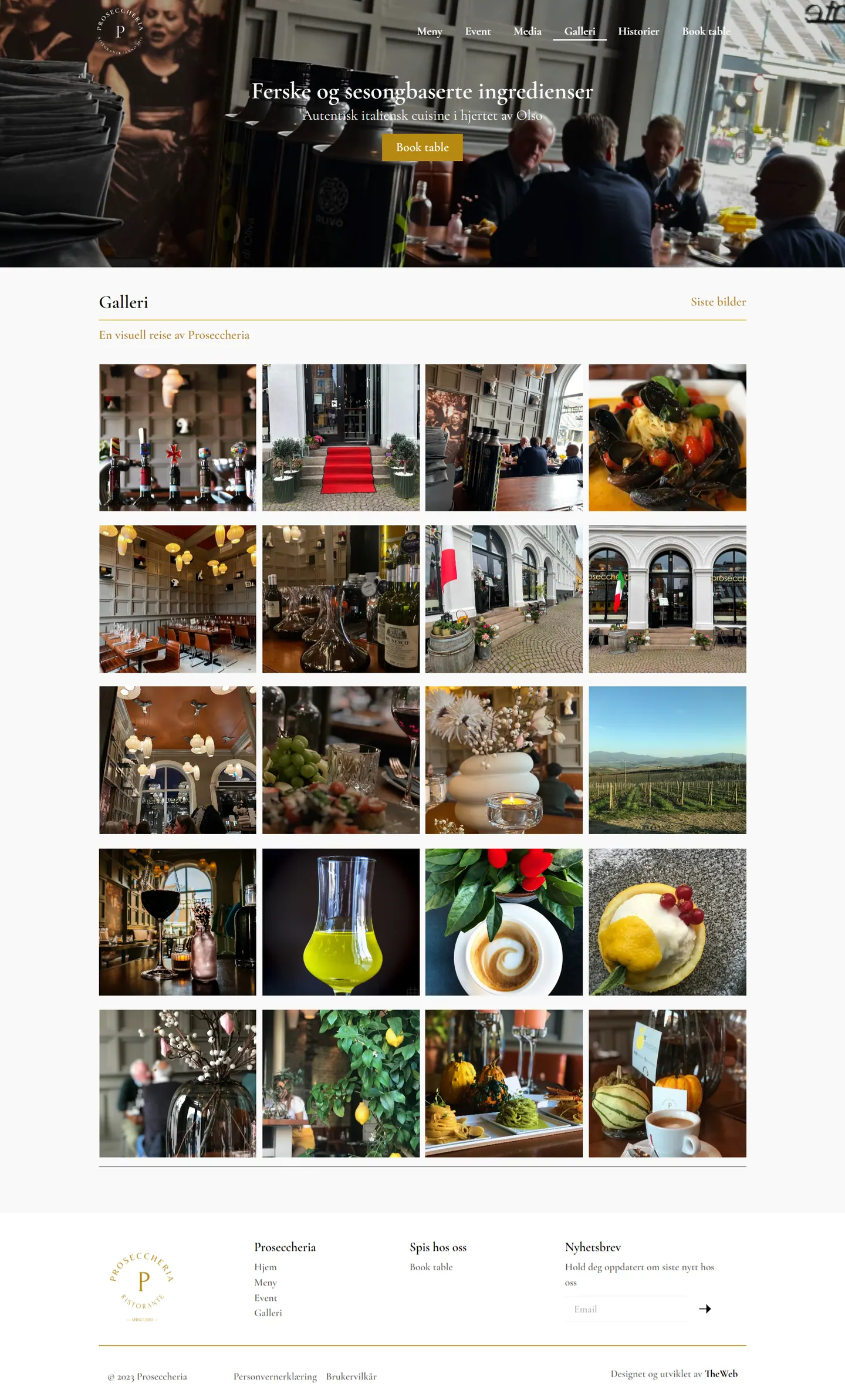 Proseccheria con Ristorante — Gallery page